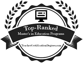 TCD Top Ranked MEd Programs Badge
