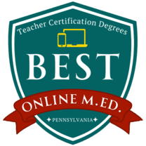 Best MEd Programs Pennsylvania Ranking Badge